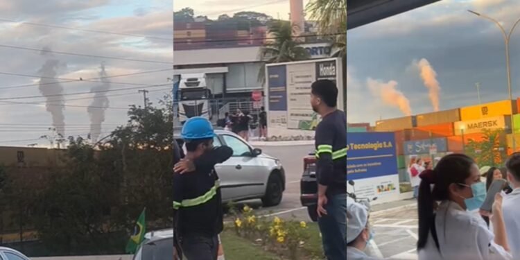 Vazamento de gás em fábrica no Distrito Industrial provoca evacuação e forte cheiro em Manaus