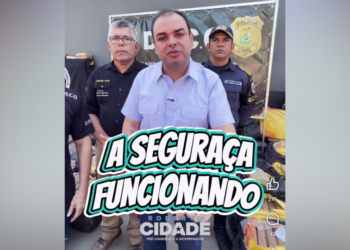 Justiça Eleitoral manda retirar vídeo de Cidade gravado em unidade policial com 2,5 toneladas de cocaína