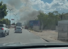 Incêndio atinge área próxima ao Hospital João Lúcio