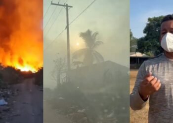 Fumaça em Iranduba