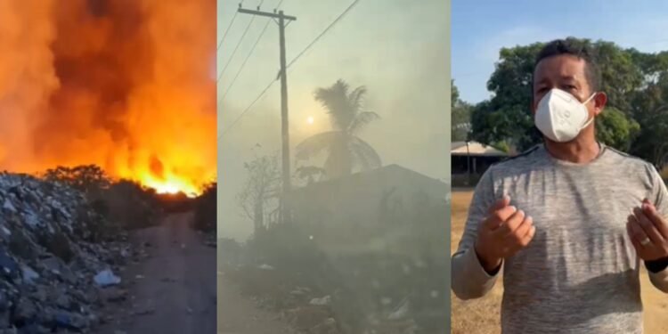 Fumaça em Iranduba