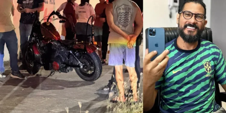 Assessor parlamentar morre após perder o controle de moto e bater contra muro no Adrianopolis