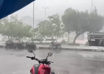 Manicoré registra chuva de granizo no dia mais quente do ano