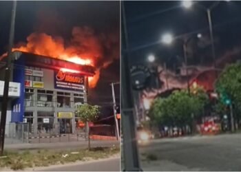 Recém-inaugurada, loja é destruída por incêndio e empresa promete recomeçar