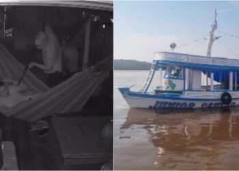 Vídeo: ‘Piratas dos rios’ invadem embarcação e fazem tripulantes reféns em Maraã