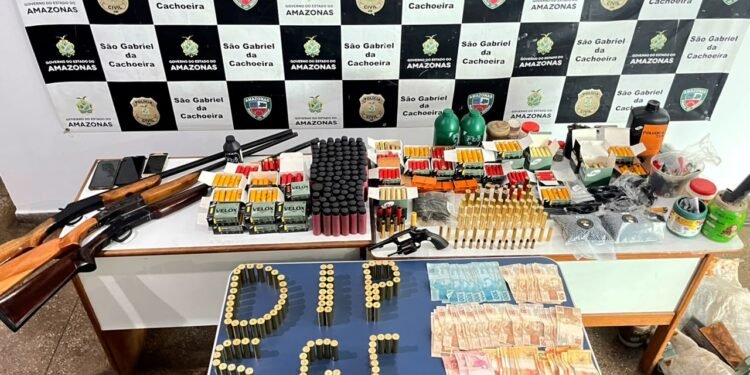 Homem é preso por comércio e posse ilegal de armas e munições em São Gabriel da Cachoeira