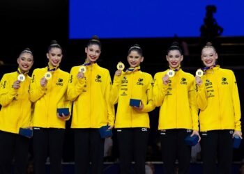 Brasil conquista dois ouros inéditos no Mundial de Ginástica Rítmica