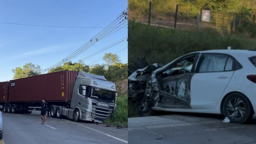 Acidentes são registrado na BR174 - (Foto: Reprodução/Redes Sociais)