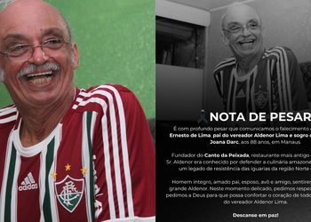 Aldenor de Lima morre aos 88 anos, em Manaus - (Foto: Reprodução/Redes Sociais)