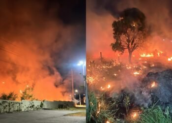 Incêndio na Avenida das Torres é o quarto registrado em Manaus nesta terça-feira