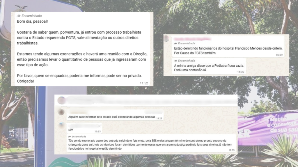 Saúde do AM é acusada de pressionar trabalhadores que foram à Justiça por FGTS (Foto: Documento disponibilizado pelo advogado ao Portal Rios de Notícias)