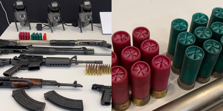 Munição e armas apreendidas durante a Operação DRCO - (Foto: Reprodução/ Operação DRCO)Munição e armas apreendidas durante a Operação DRCO - (Foto: Reprodução/ Operação DRCO)