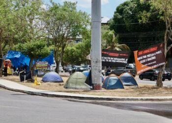 Acampados governo do estado