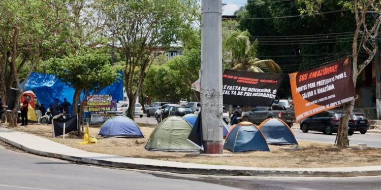 Acampados governo do estado