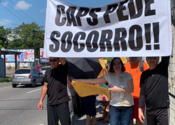 Caps manifestação