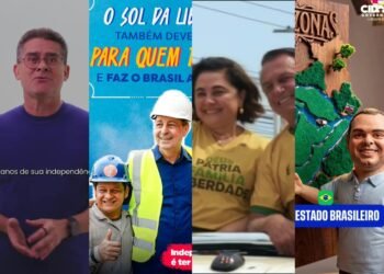 Do verde e amarelo à escala 6×1: candidatos usam Dia da Independência para diferentes mensagens no Amazonas