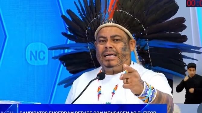 Ismael Munduruku diz que Wilson Lima será ‘próximo presidiário’ se perder eleição para o Senado