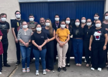 Professores protestam