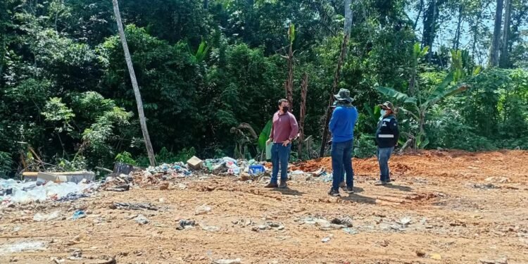 MPAM encontra problemas no lixão de Amaturá e cobra medidas da Prefeitura