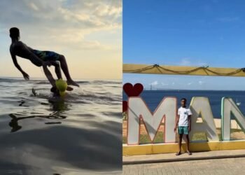 ‘Isso aqui é o Brasil’: criança americana se encanta ao conhecer o Amazonas pela primeira vez