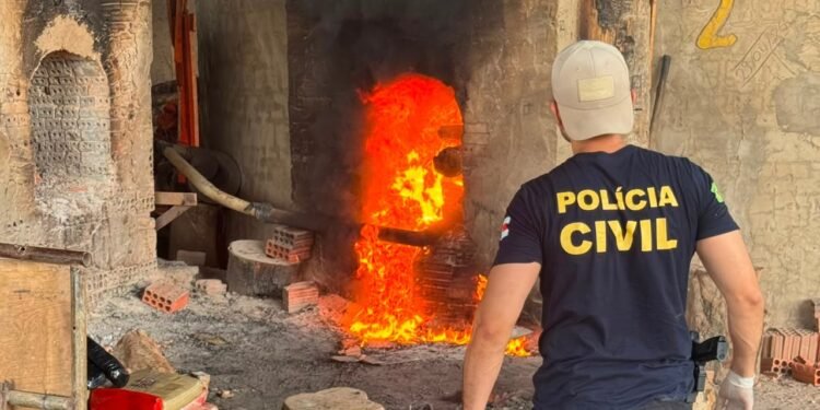 Em Jutaí, 300 quilos de drogas apreendidas em são incinerados