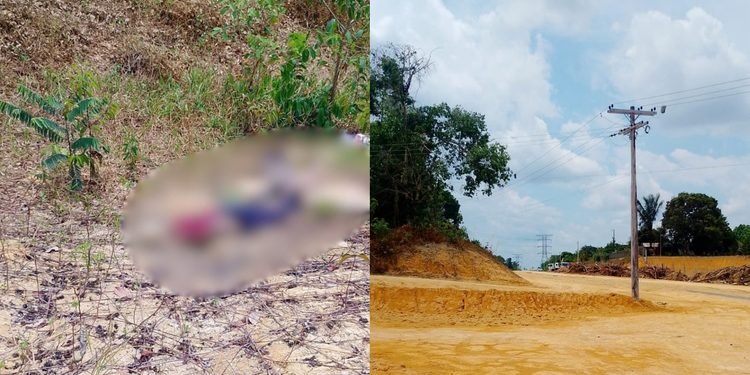 Restos mortais de um homem, ainda não identificado foi encontrado - (Foto: Reprodução/Redes Sociais)