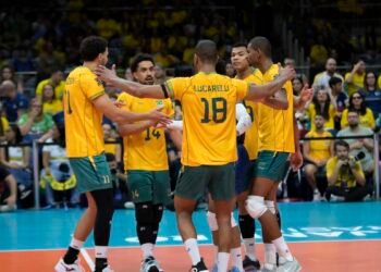 Brasil vence Venezuela e está no mundial de vôlei masculino