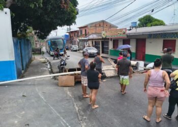 protesto falta de energia