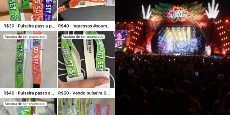 Venda ilegal das pulseiras são registradas em plataforma digitais - (Foto: Reprodução/Redes Sociais)