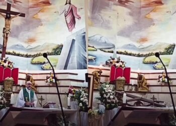 Arquidiocese confirma morte de padre atingido por cruz durante missa no Equador - (Foto:Reprodução/Redes Sociais)