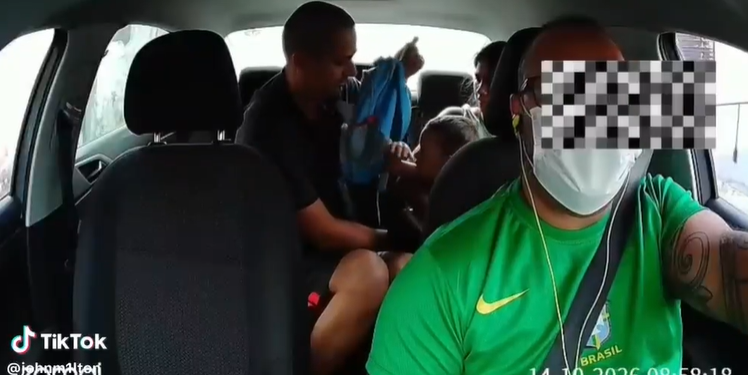 Veja momento em que motorista de app descobre que transportava mãe e filho feitos reféns durante corrida em Manaus