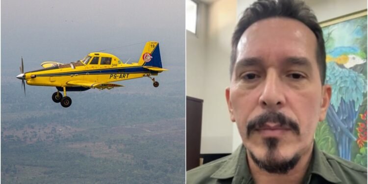 Ibama envia mais duas aeronaves a Parintins para combater incêndios na Vila Amazônia