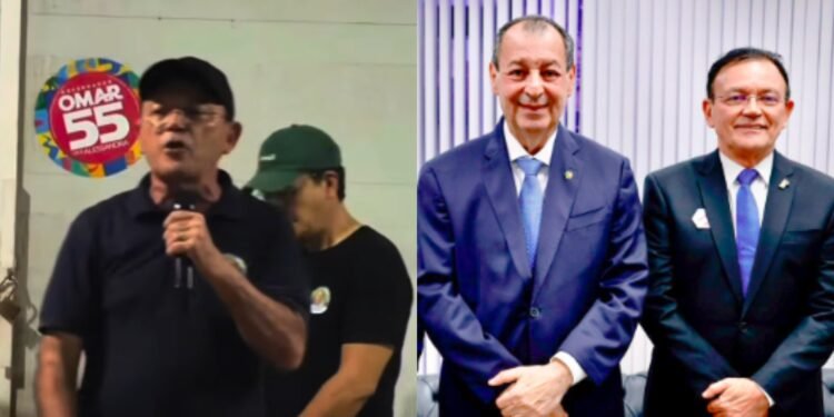 ‘Se não quiser votar no Omar, se muda de Humaitá’, diz prefeito Dedei Lobo durante evento de campanha