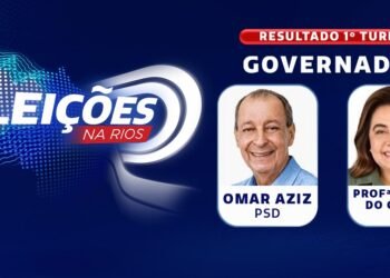 Eleições na Rios: Omar Aziz e Maria do Carmo vão ao segundo turno pelo Governo do Amazonas