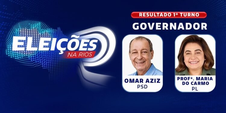 Eleições na Rios: Omar Aziz e Maria do Carmo vão ao segundo turno pelo Governo do Amazonas