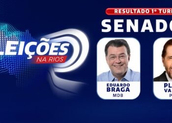 Eleições na Rios: Eduardo Braga e Plínio Valério são reeleitos para o Senado