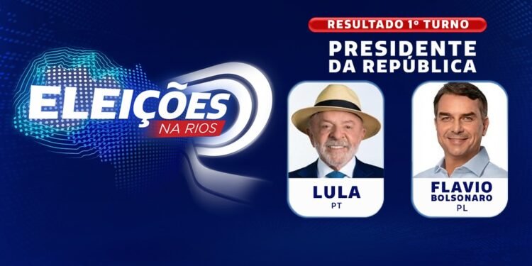 Lula e Flávio Bolsonaro vão disputar 2º turno para presidente da República