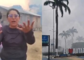 'Brigadistas não estão conseguindo dar conta', diz moradora de Autazes enquanto fogo e fumaça atingem região