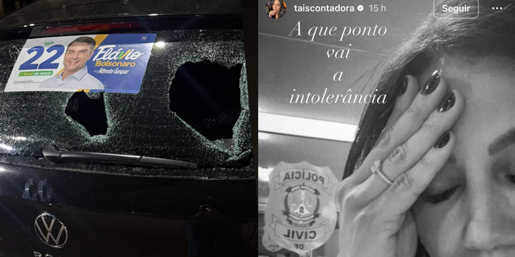 Veículo é encontrado danificado - (Foto: Reprodução/Redes Sociais)