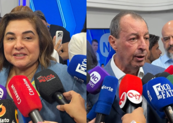 Candidatos ao governo no segundo turno das eleições de 2026 (Foto: Tunico Santos/Rios de Notícias)