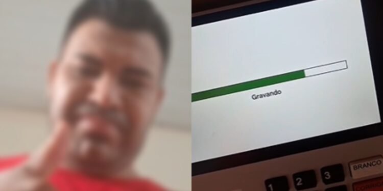 Eleitor filma o próprio voto em cabine de votação e é conduzido à delegacia em Urucurituba