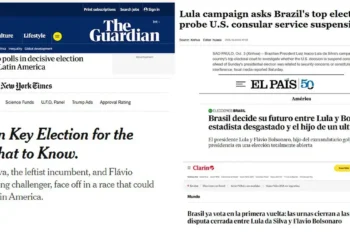 Jornais dizem que voto no Brasil define geopolítica na América Latina