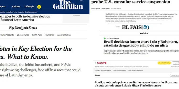 Jornais dizem que voto no Brasil define geopolítica na América Latina