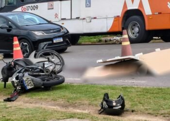 Motociclista de 39 anos morre após acidente em avenida do Distrito Industrial - (Foto: Reprodução/Redes Sociais)