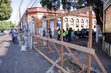 Obras da ‘Rua Gastronômica’ mudam trânsito no Centro de Manaus a partir desta quarta, 26 - (Foto: Divulgação/IMMU)