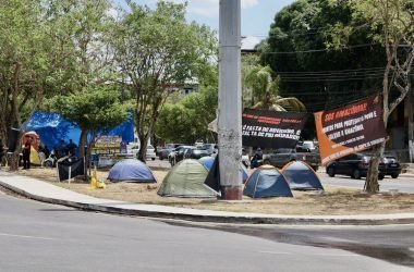 Acampados governo do estado