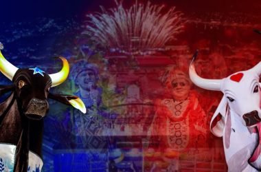 Caprichoso abre as três noites e Garantido fecha apresentações do Festival de Parintins