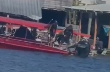 Homem morre afogado em Iranduba e corpo apresenta marcas de ataques de piranhas - (Frame: Reprodução/Redes sociais)