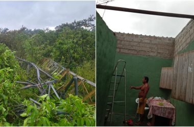 Chuva intensa causa alagamento, destelha casa e derruba torre em São Gabriel da CachoeiraChuva intensa causa alagamento, destelha casa e derruba torre em São Gabriel da Cachoeira