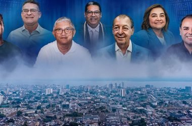 Queimadas e fumaça estão nos planos de alguns candidatos. (Arte: Abraão Torres / Rios de Notícias)
